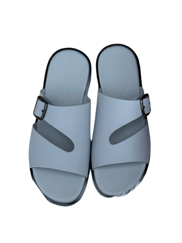 Loro Piana Pilat Walk Sandals – Celeste Blue Calfskin Men’s | Luxury Italian Sandals