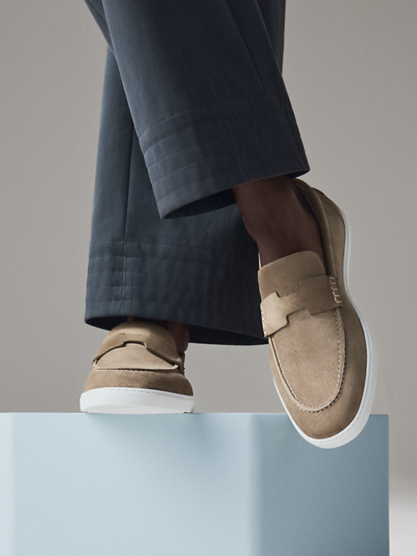 Hermès Job Loafer “Sandstone Beige” Suede | Luxury Men’s Slip-On