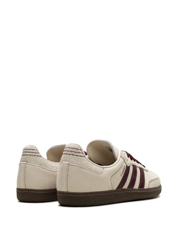 adidas Samba "Wonder White/Maroon" sneakers