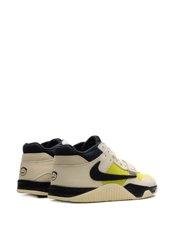 Jordan x Travis Scott Jumpman Jack TR "Muslin/Black/Bright Cactus" sneakers