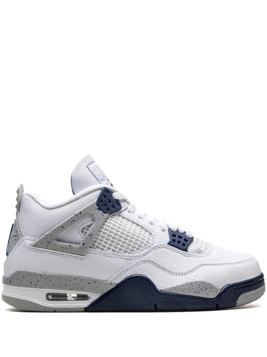 AIR JORDAN 4 RETRO "WHITE MIDNIGHT NAVY"