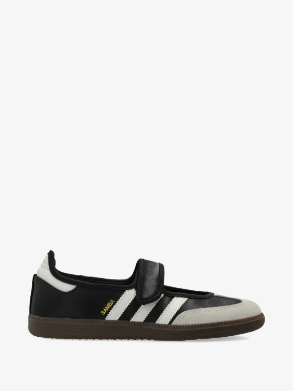adidas Samba Jane Core Black White Gum women’s sneaker side view