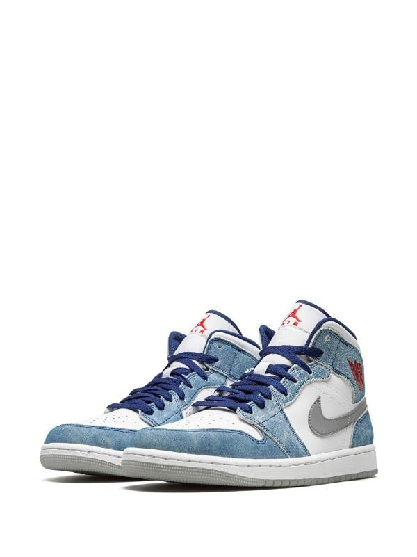 Jordan 1 Mid "French Blue" sneakers