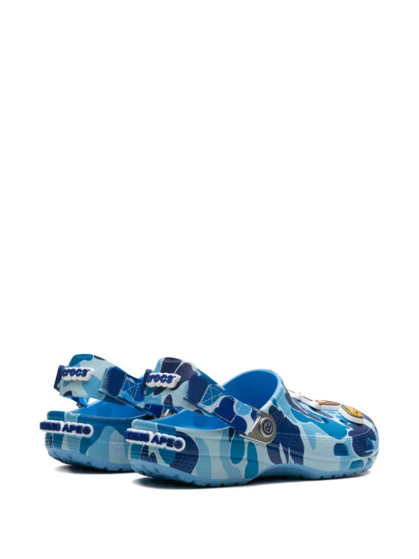 Crocs x A Bathing Ape Clog "Blue Camo" sneakers
