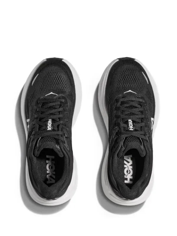 HOKA Bondi 9 "Black/White" sneakers