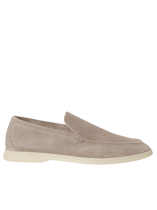 Loro Piana Summer Walk Loafers – Classic Beige | Luxury Italian Suede Shoes