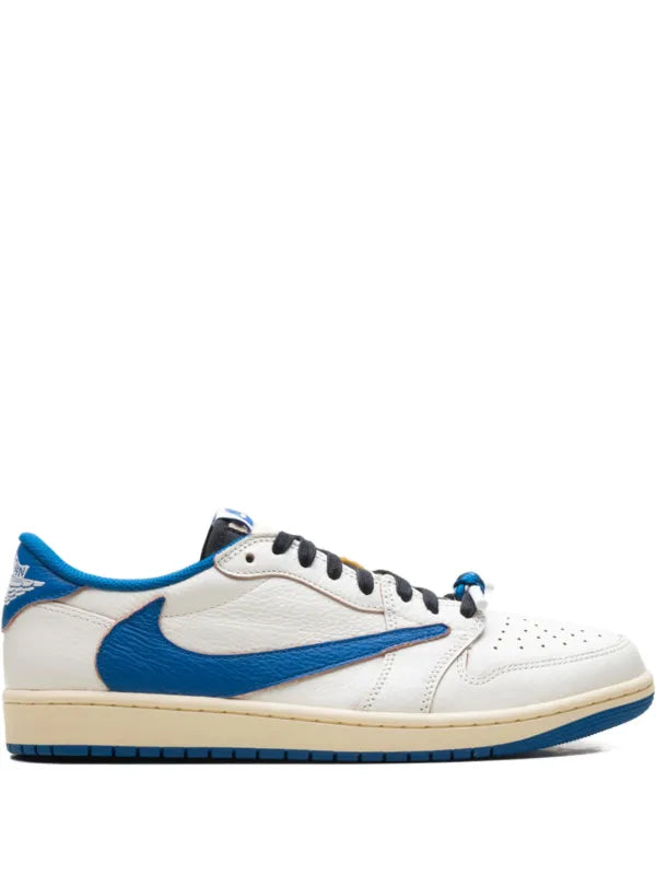 Jordan 1 Retro Low OG SP Fragment x Travis Scott ‘Sail Military Blue’
