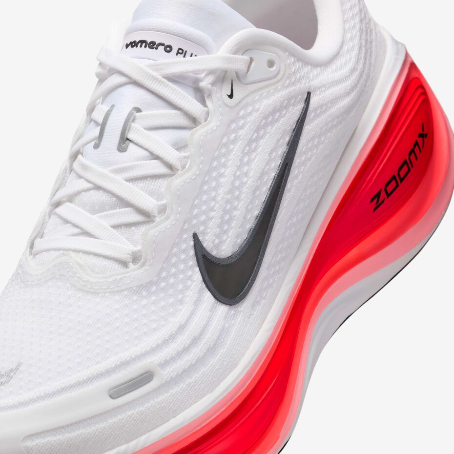 Nike Vomero Plus White/Bright Crimson