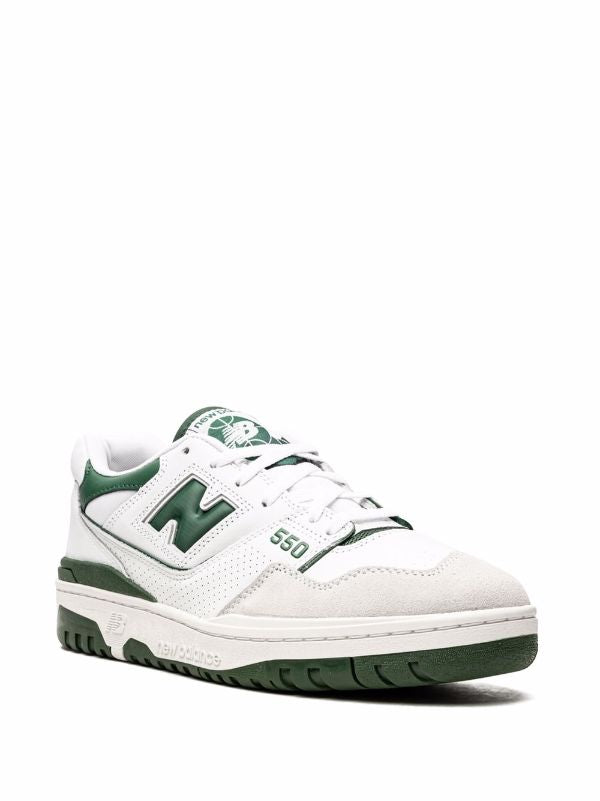 New Balance 550 "White/Team Forest Green" sneakers