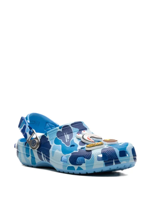 Crocs x A Bathing Ape Clog "Blue Camo" sneakers
