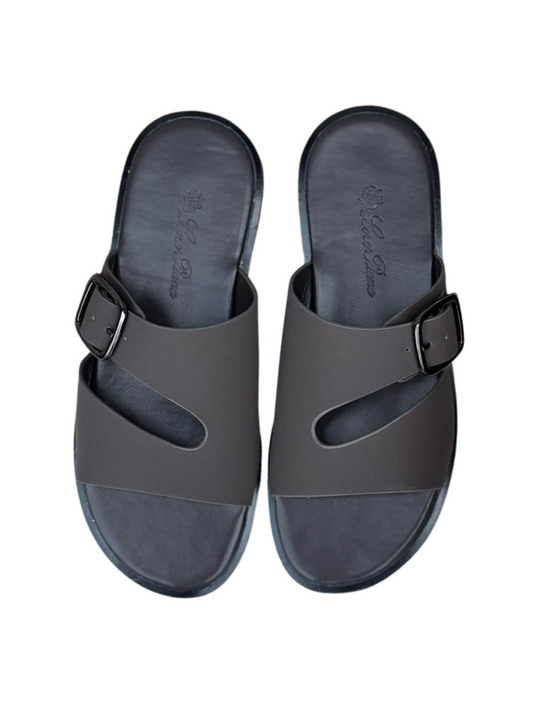 Loro Piana Pilat Walk Sandals – Dark Mocha Calfskin Men’s | Luxury Italian Sandals