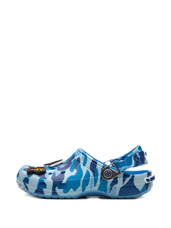 Crocs x A Bathing Ape Clog "Blue Camo" sneakers