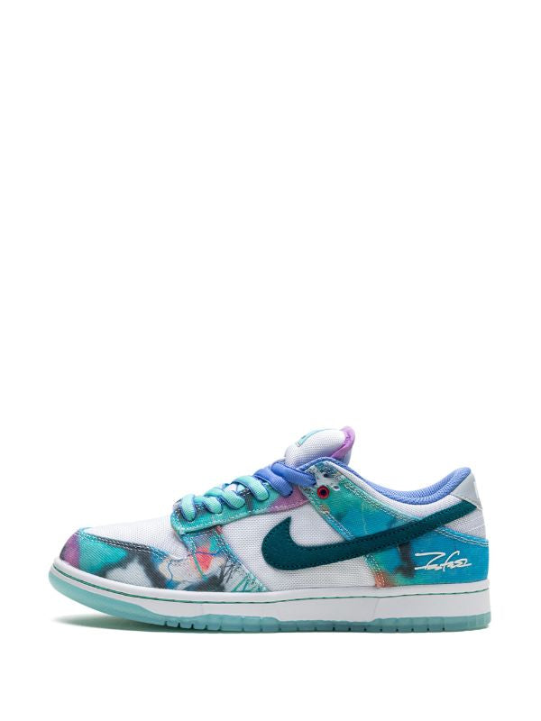 Nike x Futura Laboratories SB Dunk Low "Bleached Aqua" sneakers