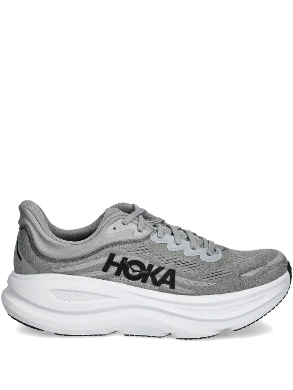HOKA Bondi 9 "Galactic Grey/Stellar Grey" sneakers