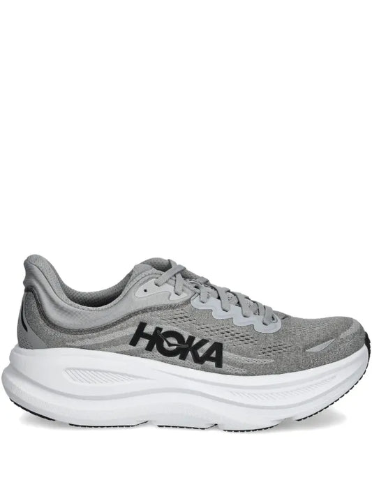 HOKA Bondi 9 "Galactic Grey/Stellar Grey" sneakers