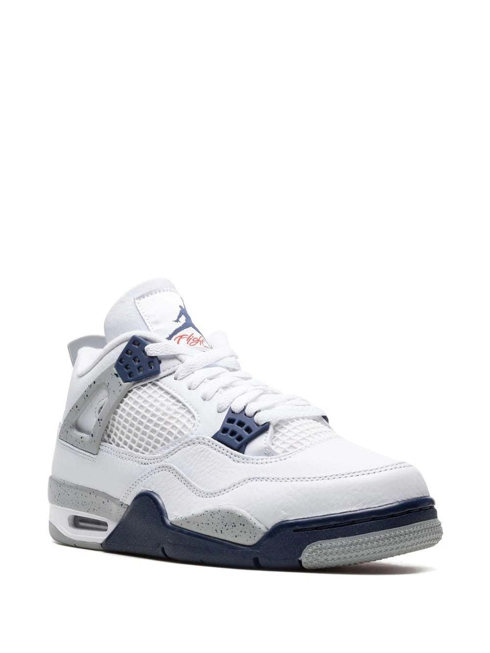 AIR JORDAN 4 RETRO "WHITE MIDNIGHT NAVY"