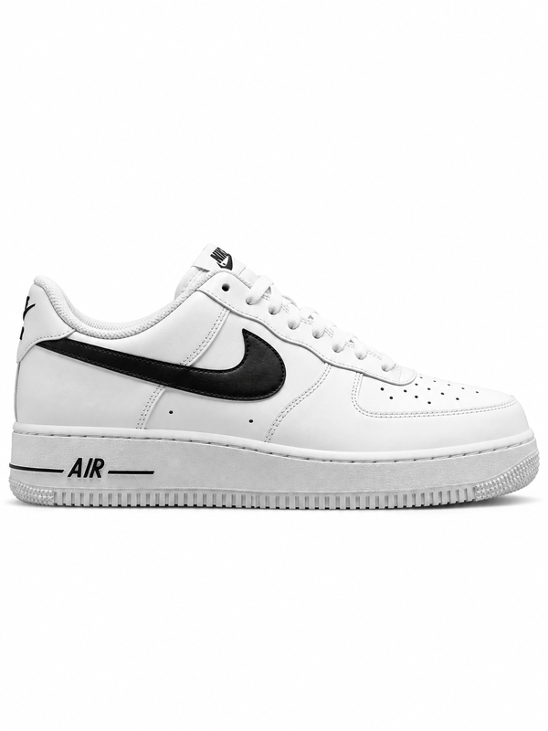 Nike Air Force 1 Black and White side view