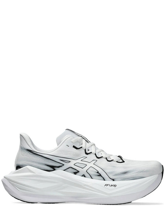 ASICS SUPERBLAST 3 White Black 1013A177-100 running shoe side view