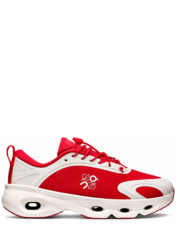 LOEWE x On Cloudsolo Red Eggshell 3MF30665482 sneaker side view