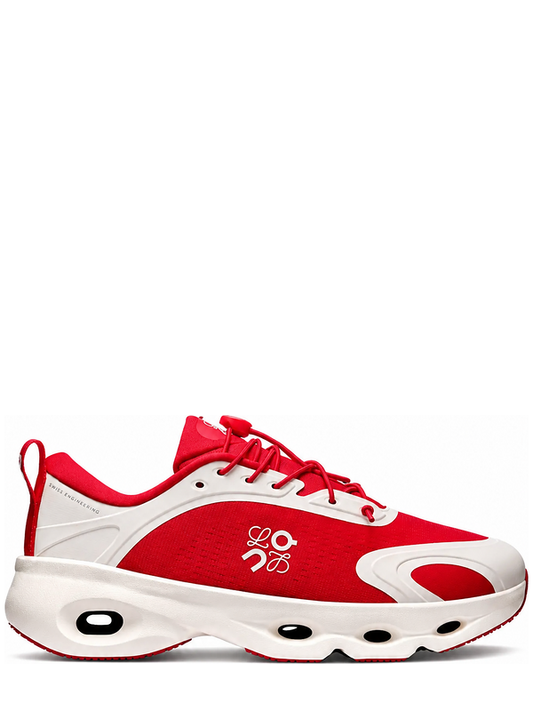 LOEWE x On Cloudsolo Red Eggshell 3MF30665482 sneaker side view