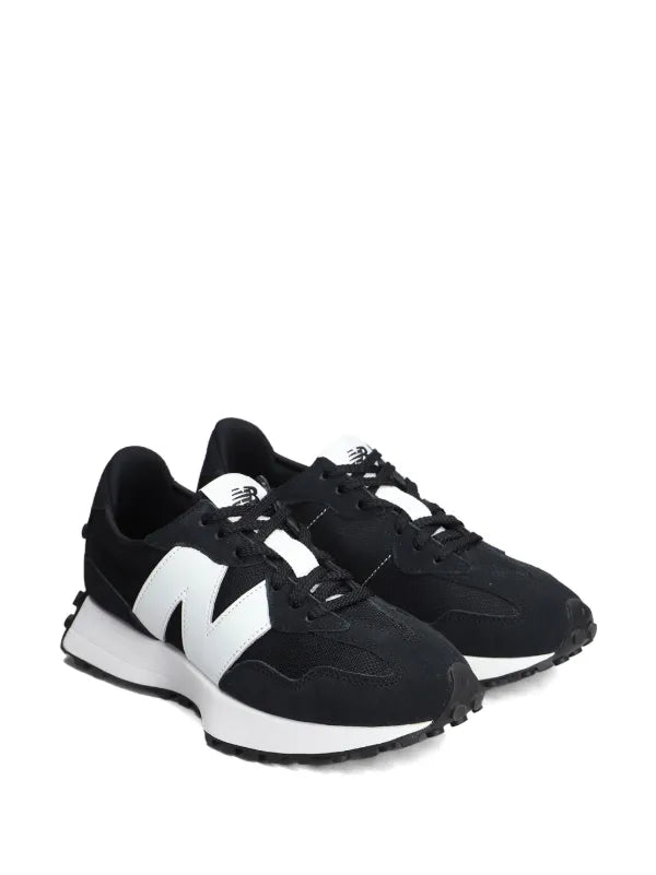 New Balance 327 Black White pair view
