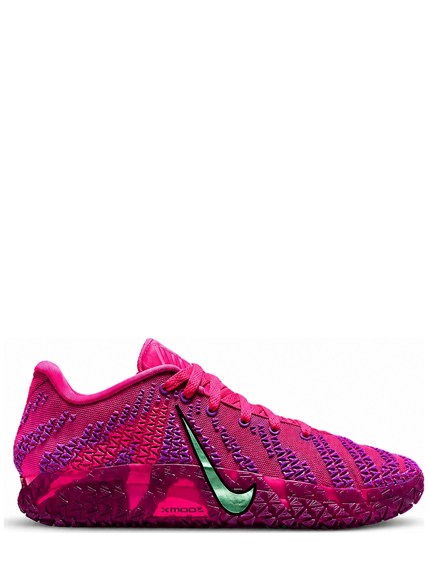 Nike Ja 3 Hot Pink Green basketball shoes side view