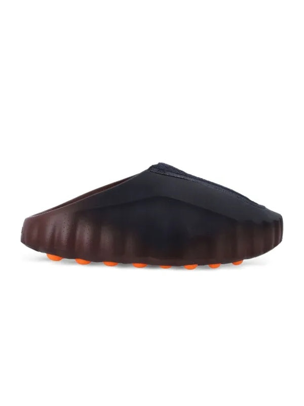Nike Mind 001 Flyknit Slide Bronze Eclipse Total Orange side view