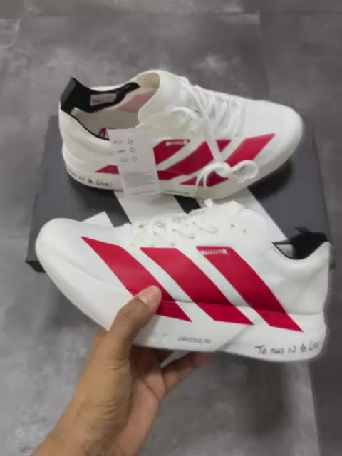 adidas Adizero EVO SL Off White Better Scarlet