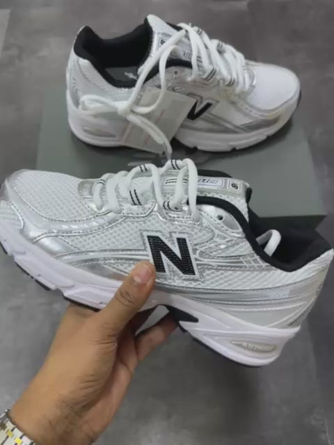 New Balance 740 "White Silver/Metallic Black" sneakers